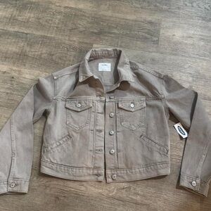 Old Navy Women's Tan Jean Jacket